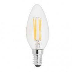 Bec LED General Electric filament, lumanare, 2.5W (25W), E14, 250 lm, A++, 10.000 ore, lumina calda, ne-dimabil foto