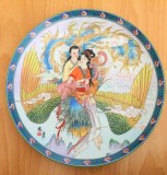 Farfurie - Beauties of the Red Mansions - Imperial Jingdezhen China - 1991, Decorative