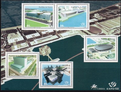 PORTUGALIA 1998, Arhitectura, EXPO&amp;#039;98 Lisabona, MNH foto