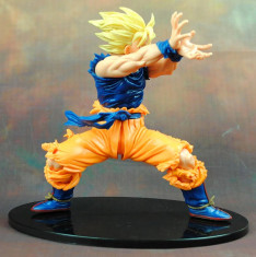 Figurina Goku Super saiyan 18 cm Kamehameha anime Dragon Ball foto