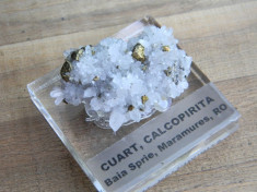 Specimen minerale - CUART SI CALCOPIRITA (T3) foto