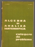 (C8111) CULEGERE ALGEBRA SI ANALIZA MATEMATICA DE D. FLONDOR SI N. DONCIU, VOL 2