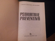 PSIHIATRIE PREVENTIVA -V.ANGHELUTA,ST.NICA-UDANGIU,LIDIA NICA-UDANGIU foto