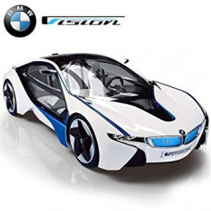 SUPER MASINUTA TELECOMANDATA BMW i8 VISION,R/C VOLAN,LUMINI LED 3D.SCARA 1:14. foto