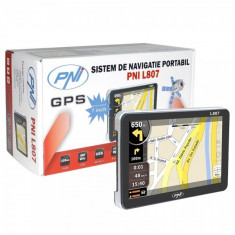 Sistem de navigatie GPS PNI L807 ecran 7 inch, 800 MHz, iGO Primo 2019 foto