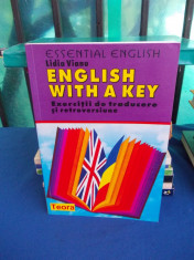 LIDIA VIANU - ENGLISH WITH A KEY * EXERCITII DE TRADUCERE SI RETROVERSIUNE ,1998 foto