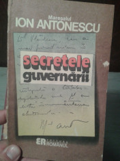 SECRETELE GUVERNARII-ION ANTONESCU foto