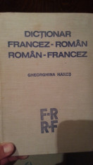 DICTIONAR FRANCEZ-ROMAN,ROMAN-FRANCEZ-GHEORGHINA HANES foto