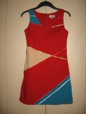 Rochie Etam bumbac colorat Mar M foto