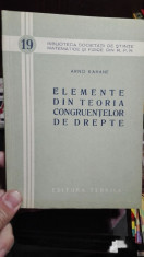 Elemente din teoria congruentelor de drepte &amp;amp;#8211; Arno Kahane foto