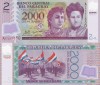 Bancnota Paraguay 2000 Guaranies 2008, Polimer, P-228, UNC, Numismatica
