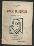 Hyperion / NICOLAE GR.FILIPESCU - editie anii 1910