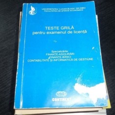 Cauti Teste Grila Pentru Examenul De Licenta Specializarea