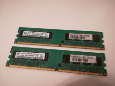 Kit memorii Pc 4GB(2 x 2Gb) DDR2 800 Samsung Dual Channel foto