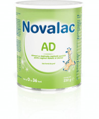 Lapte bebelusi Novalac AD 0-36 luni 600g Sun Wave Pharma foto