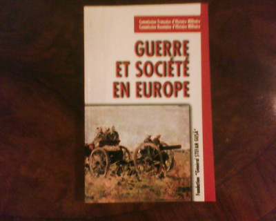 Guerre et Societe en Europe, ed. princeps foto