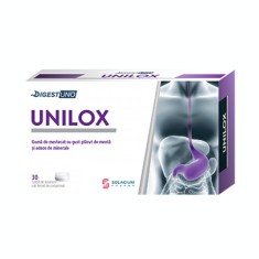 UNILOX guma de mestecat 30 cpr Solacium Pharma foto
