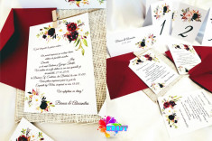 Invitatii handmade nunta si botez foto