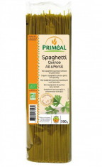 Spaghete quinoa usturoi si patrunjel BIO 500g Primeal foto