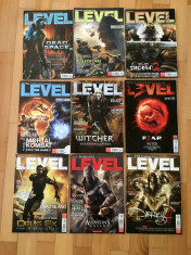 Lot reviste Level - 9 buc (8 din 2011 si 1 din 2012) foto