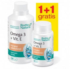 Omega 3 + Vitamina E 90+30 capsule Rotta Natura foto