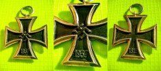 WW2-Crucea de Fier-al-3-lea Reich 1913-1939-medalia originala. foto