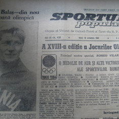 Sportul popular (16 octombrie 1964) / JO de la Tokio