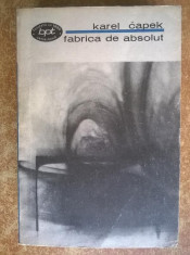 Karel Capek - Fabrica de absolut (BPT) foto