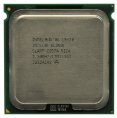 Intel Xeon Processor L5420 12M/2.50GHz/1333/LGA771, LGA 775 adaptor 775 Q9650 foto