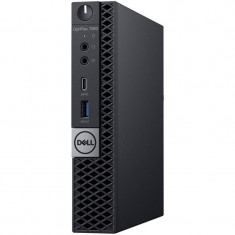 Sistem desktop Dell OptiPlex 7060 Micro Intel Core i7-8700T 8GB DDR4 256GB SSD Windows 10 Pro Black 3Yr NBD foto