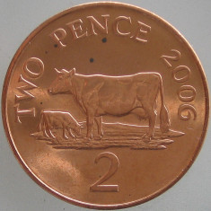 GUERNSEY - 2 Pence 2006 UNC foto