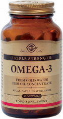 Omega-3 Triple Strength 50cps Solgar foto