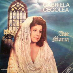 Gabriela Cegolea Ave Maria Electrecord DG ECE 04094 vinil vinyl