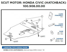 Scut Motor Honda Civic 29805 foto