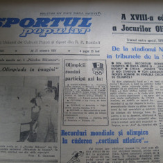 Sportul popular (22 octombrie 1964) / JO de la Tokio