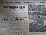 Sportul popular (12 octombrie 1964) / JO de la Tokio