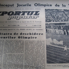 Sportul popular (12 octombrie 1964) / JO de la Tokio