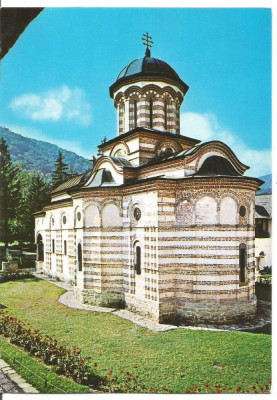 (A)carte postala(marca fixa)-VALCEA-Manastirea Cozia foto