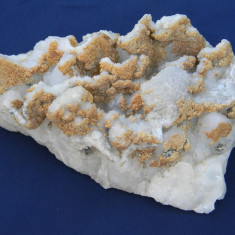 Specimen minerale - SIDERIT PE CUART SI CUARTIT (BB1)