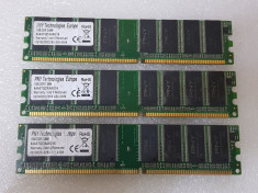 Memorie desktop PNY 64A0TQDXA8G16 1GB PC3200 DDR-400MHz - poze reale foto