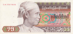 BURMA 75 kyats 1985 AUNC+!!! foto