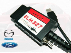 ELM327 HS MS CAN chip FTDI, Focccus, ELM Config, FORScan Ford-Mazda foto