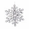 Decoratiune suspendabila Icy Snowflake