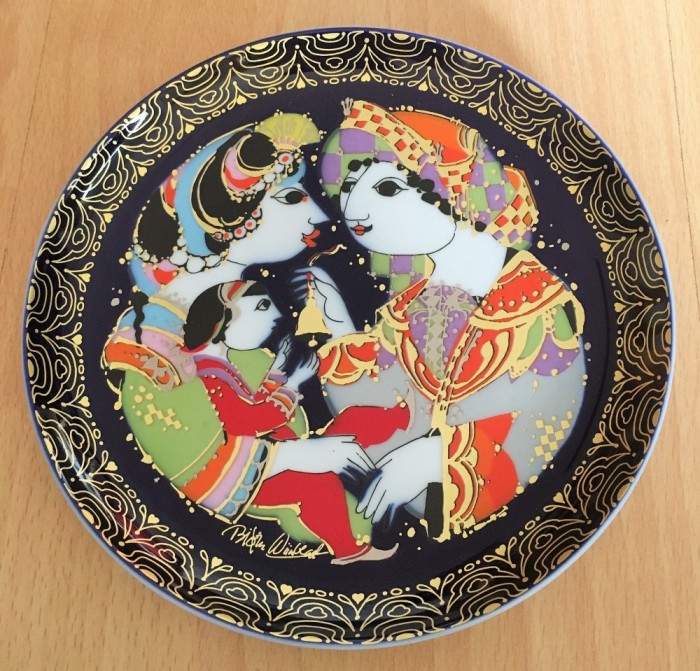 Farfurie - Bjorn Wiinblad - Rosenthal - Aladin si lampa fermecata - Nr.12