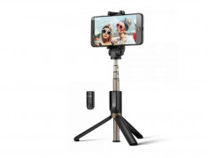 Selfie Stick Tripod BlitzWolf 3 in 1 cu declansator detasabil inclus foto