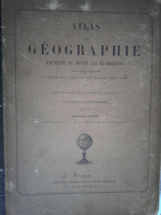 Atlas vechi Grosselin Delamarche