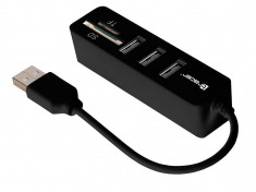 Card reader Tracer All-In-One + HUB USB 2.0 CH4 foto