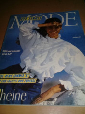 revista veche de Moda,MODE-NEWS SOMMER 1987,haine(heine),Tp.GRATUIT foto