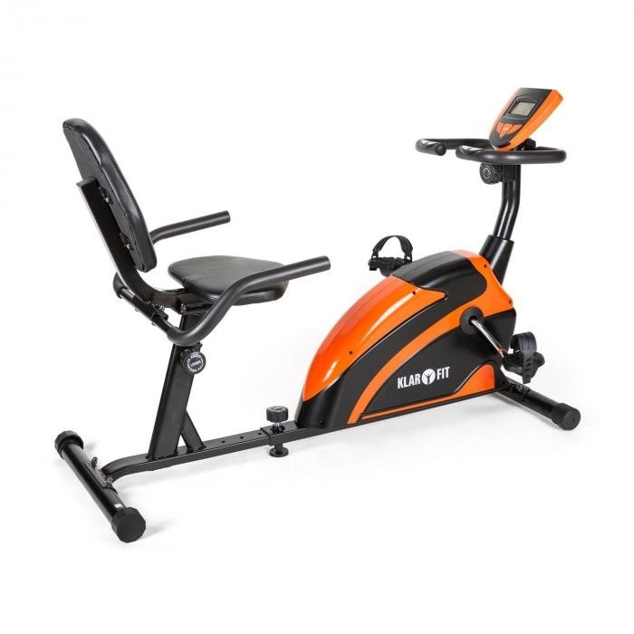 Klarfit Relax Bike 5G Recumbent Bike Recumbent Bike 100 kg max. portocaliu negru Klarfit Relax Bike 5G Recumbent Bike Recumbent Bike 100 kg max. portocaliu negru