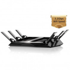 Router wireless NetGear NightHawk X6 AC3200 , Tri Band , USB 2.0 , USB 3.0 , Negru foto